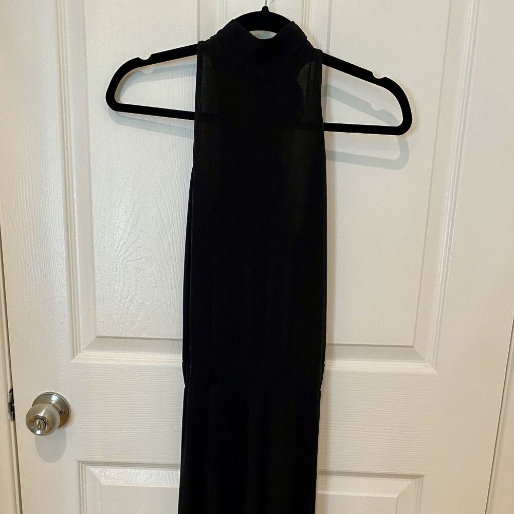 G BY GIULIANA BLACK SLEEVELESS JUMPER